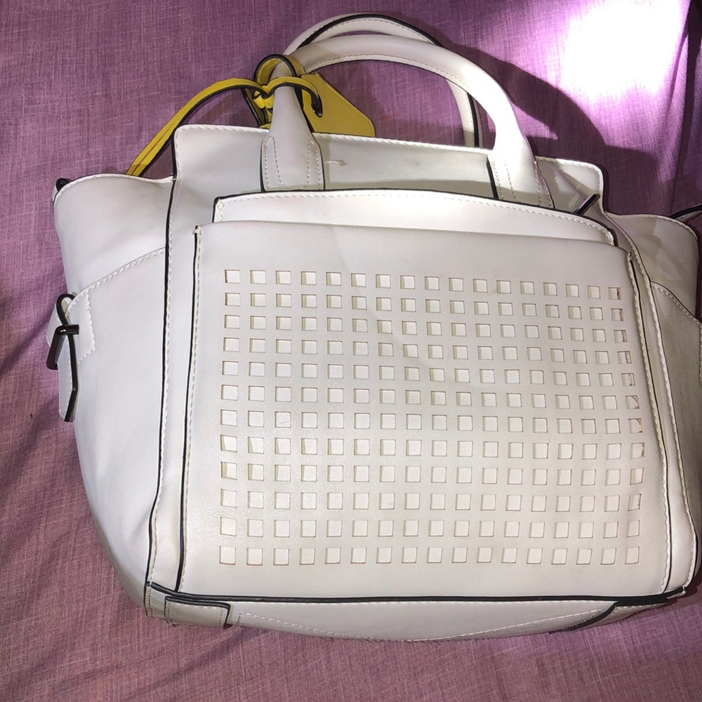 White Reed purse